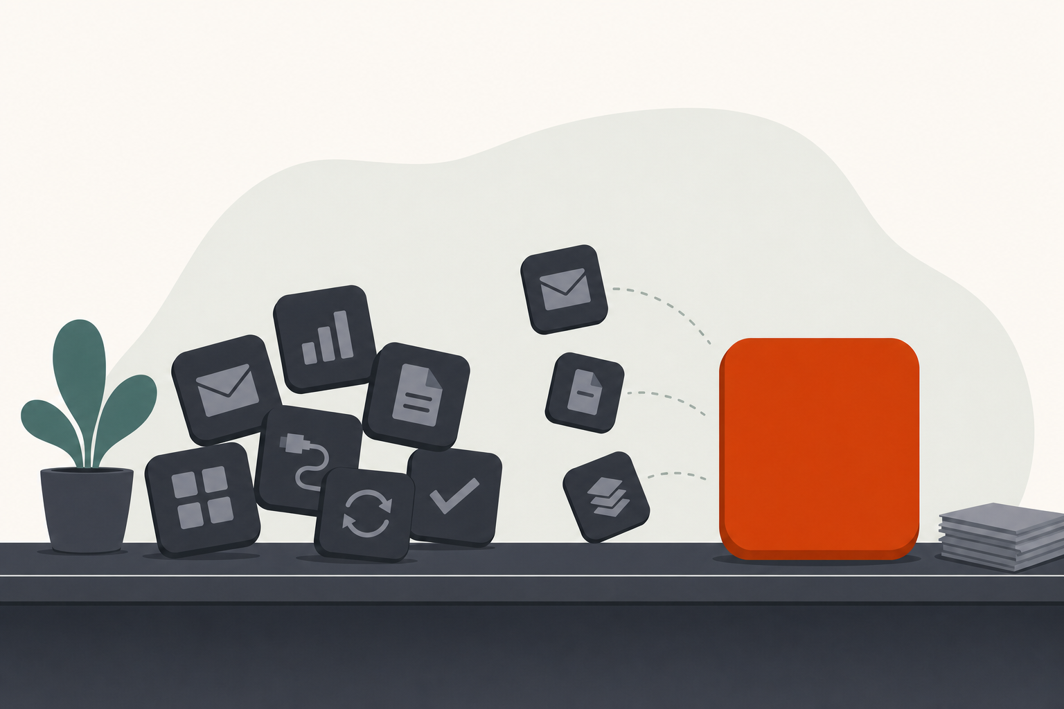 Scattered SaaS tools consolidated into one Ctrl+Grow Membership