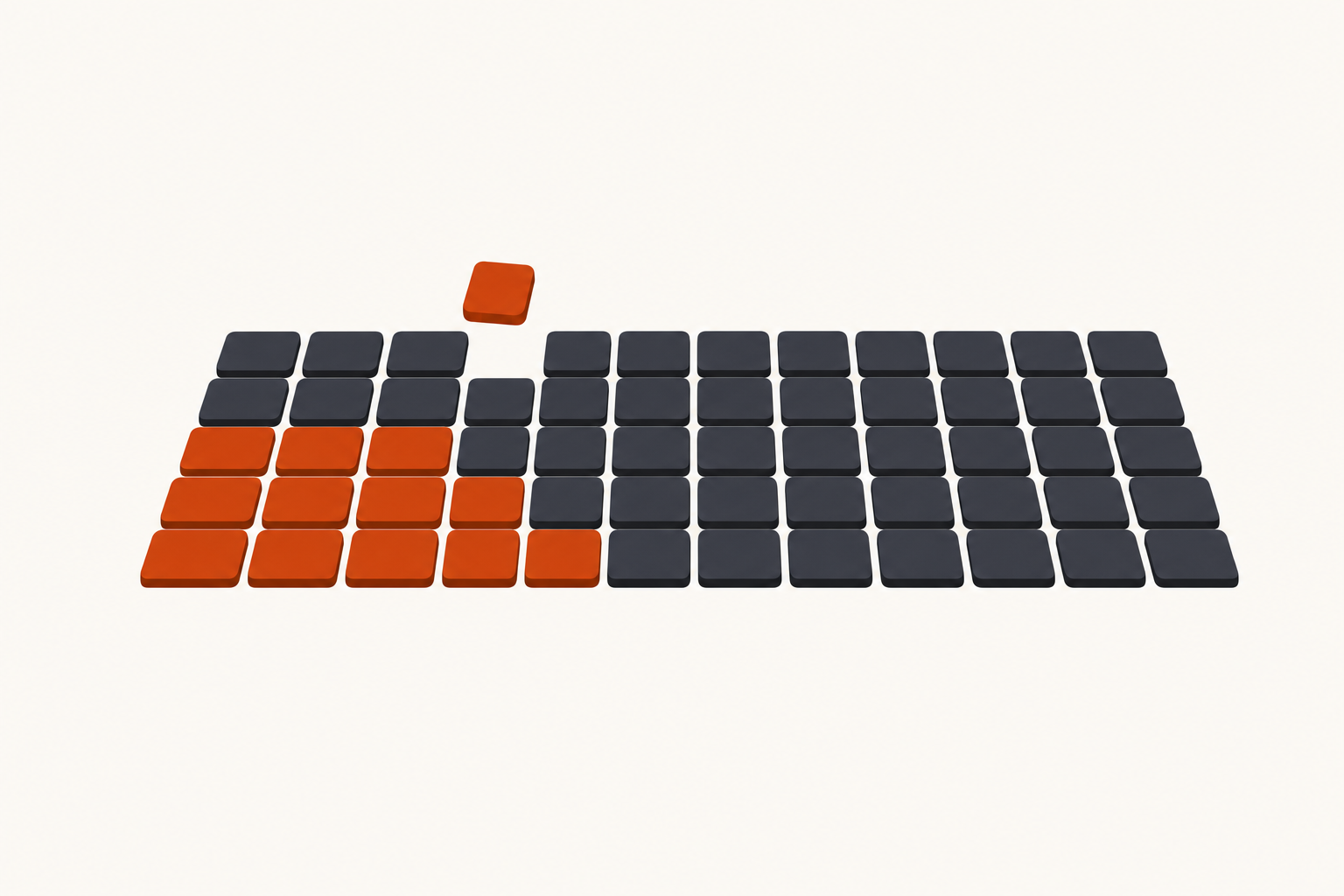 A grid of 50 Founding Member seats, most still open